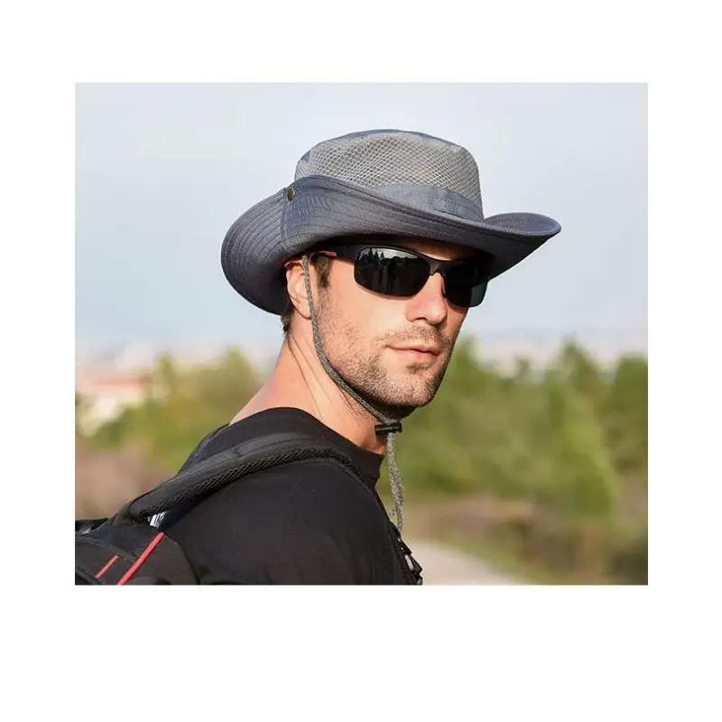 4 Colours Sun Hat Bucket Outdoor Fishing Hiking Cap UV Protection by dealonline.co.nz