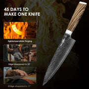 Kegani Chef Knife - 8 Inch Japanese Knife, 67 Layers Japanese VG-10 Damascus Steel Ultra Sharp Kitchen Knife, Professional Chef Knife Gyuto Knife- Ergonomic FullTang Handle - Chef Knife by China Dropship