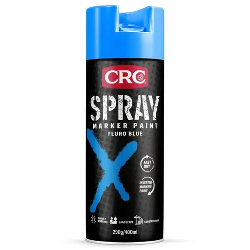 CRC Spray Marker Paint Fluro Blue 400ml