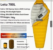 Mead's Supply & Equipment Outfitters limited Sleeping Bags Ultralight Down Sleeping Bag for Camping & Hiking Ultralight Down Sleeping Bag for Camping & Hiking