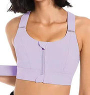 Mead's Supply & Equipment Outfitters limited Sports Bras High-Impact Women's Sports Bra with Front Zipper High-Impact Women's Sports Bra with Front Zipper