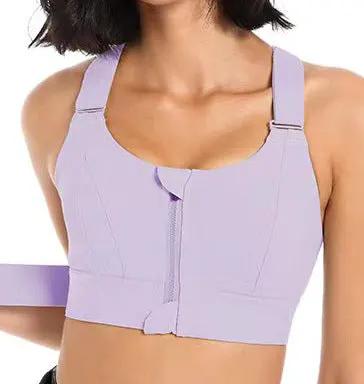 Mead's Supply & Equipment Outfitters limited Sports Bras High-Impact Women's Sports Bra with Front Zipper High-Impact Women's Sports Bra with Front Zipper