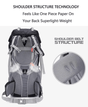 60L Camping Backpack – Ideal for Hiking, Climbing and Mountaineering ZYQS7146 by ECOTREK