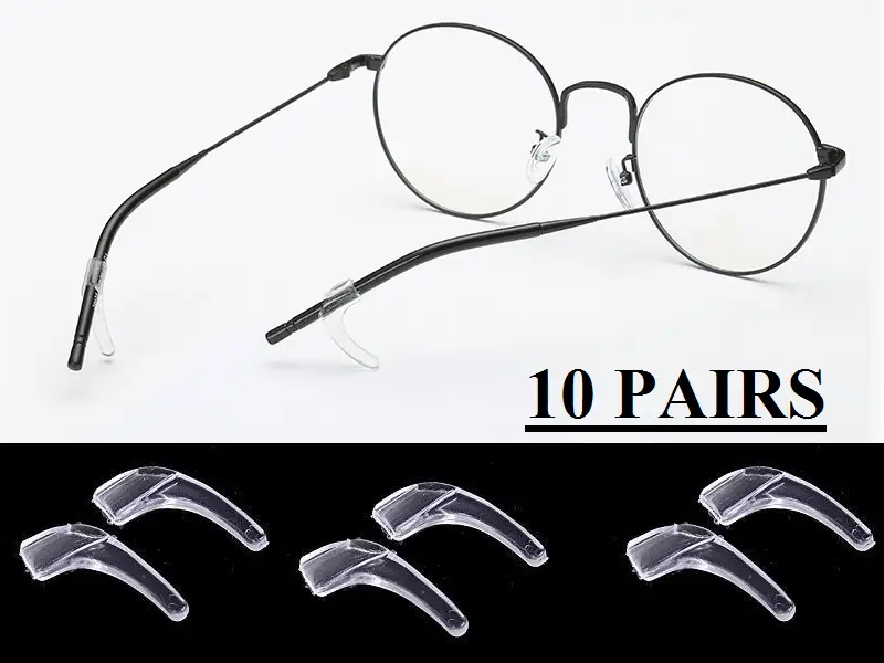 10 Pairs Eyeglasses Silicon Antislip Holder Glasses Cover Ear Hook Retainer by dealonline.co.nz