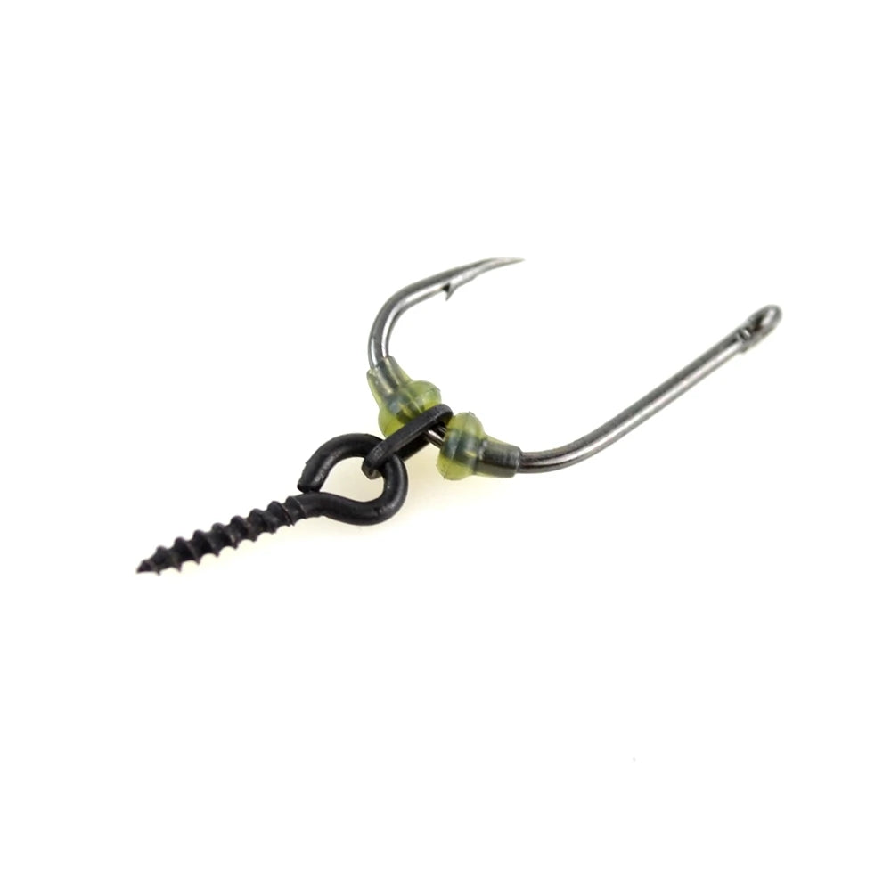 Hirisi 50pcs Rubber Fishing Rigs Fish Hook Stopper Terminal Tackle Accessories AH036 - Action Outdoors Kiwi