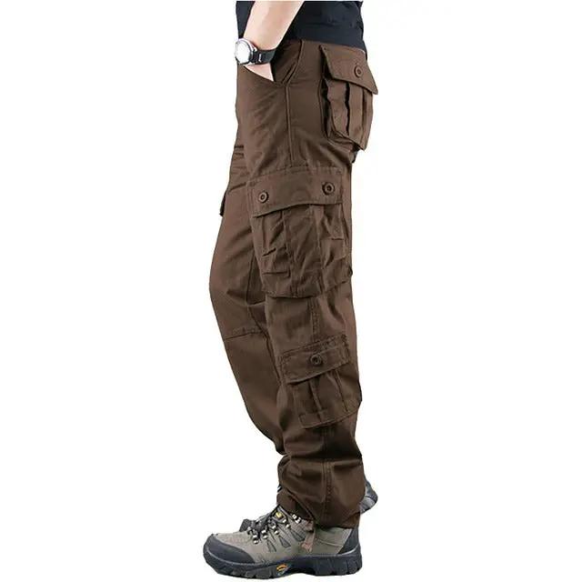 Khaki Military Cargo Pants for Men - Casual Tactical Wear by Mead's Supply & Equipment Outfitters limited