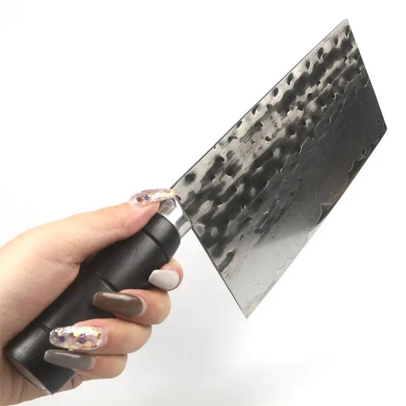 Damascus Household Kitchen Slicer Cleaver Damascus Steel by China Dropship