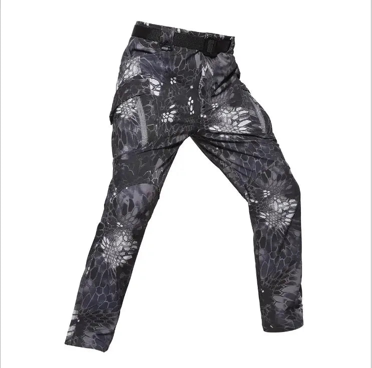 Men's Tactical Outdoor Assault Pants - Shark Skin Soft Shell Cargo Pants | Military Style by Mead's Supply & Equipment Outfitters limited