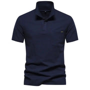 Men's 100% Cotton Polo Shirt - Classic Short Sleeve Polo with Pocket | Casual Summer Wear by Mead's Supply & Equipment Outfitters limited
