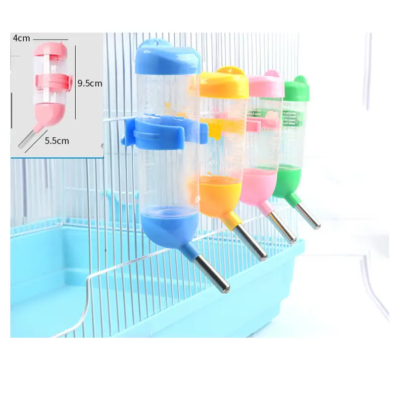 3pcs*80ml Pet Hamster Drinking Leak Proof Water Bottle Kettle Guinea Pig - YELLOW by dealonline.co.nz
