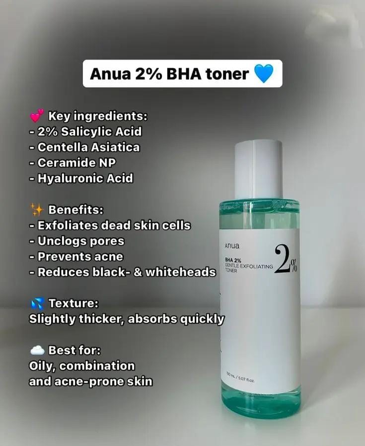 Anua BHA 2% Gentle Exfoliating Toner 150ml by Poppy Gifts
