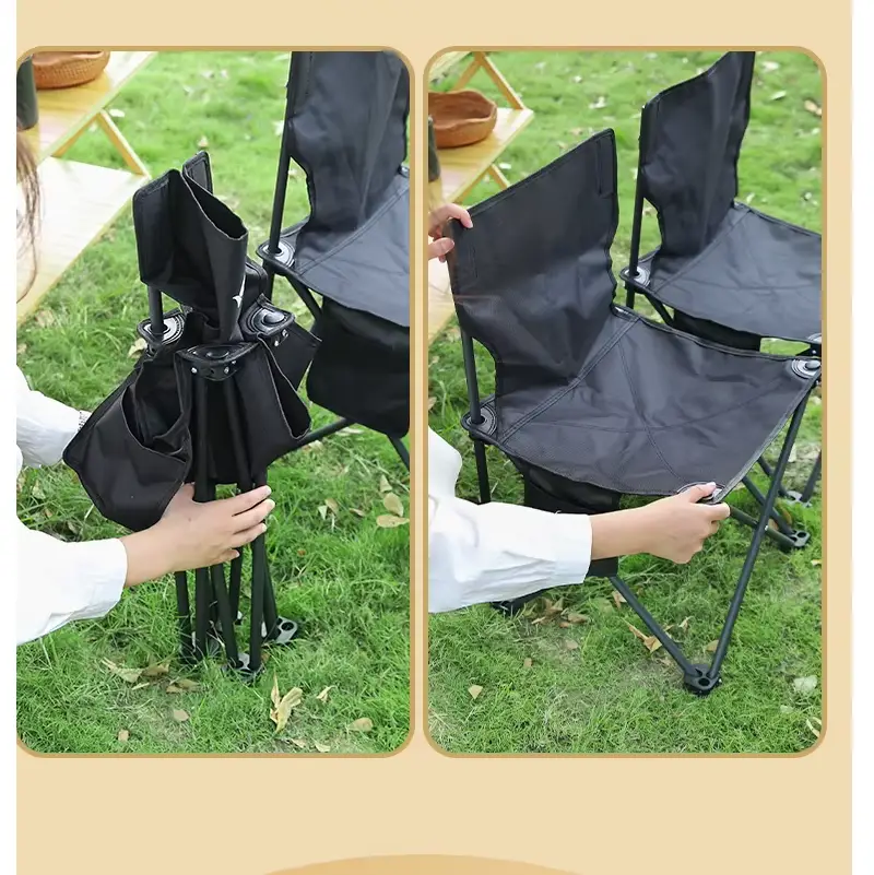 Outdoor Foldable Chair 600D Oxford by dealonline.co.nz