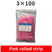 Habicare 100PCS Colourful Nylon Cable Ties 3x100mm Self-Locking 100PCS Colourful Nylon Cable Ties 3x100mm Self-Locking