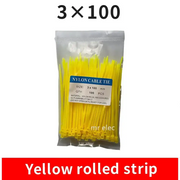 Habicare 100PCS Colourful Nylon Cable Ties 3x100mm Self-Locking 100PCS Colourful Nylon Cable Ties 3x100mm Self-Locking