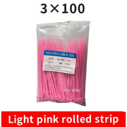 Habicare 100PCS Colourful Nylon Cable Ties 3x100mm Self-Locking 100PCS Colourful Nylon Cable Ties 3x100mm Self-Locking