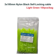 Habicare 100PCS Colourful Nylon Cable Ties 3x100mm Self-Locking 100PCS Colourful Nylon Cable Ties 3x100mm Self-Locking