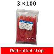 Habicare 100PCS Colourful Nylon Cable Ties 3x100mm Self-Locking 100PCS Colourful Nylon Cable Ties 3x100mm Self-Locking