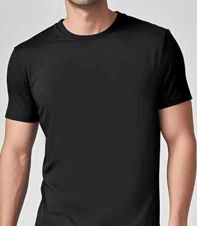 Solid Casual Short-Sleeve Crewneck T-Shirt by Mead's Supply & Equipment Outfitters limited