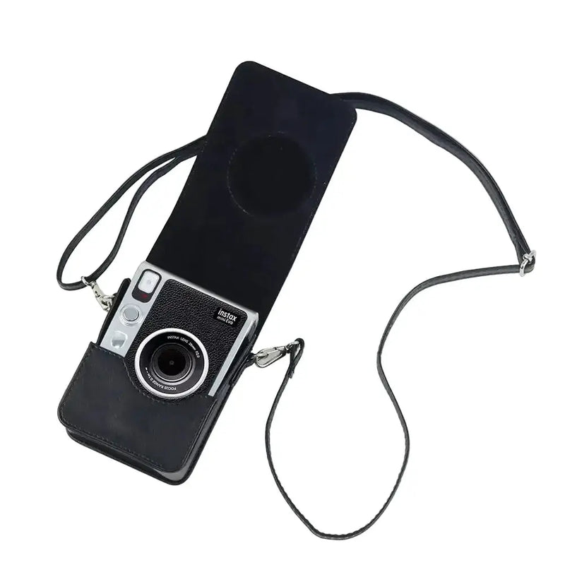 Habicare PU Leather Camera Case For Fujifilm Instax Mini Evo With Shoulder Strap PU Leather Camera Case For Fujifilm Instax Mini Evo