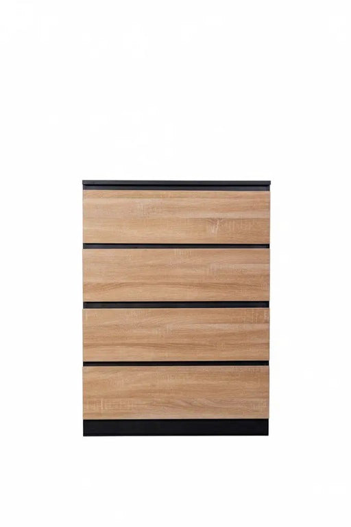 sue-e furniture Tall boys Camie Chest of 4 Drawers Black Camie Chest of 4 Drawers Black