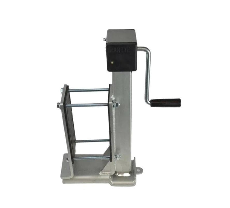 Robot Trolley High Lift Bracket for raising and lowering caravan front without nose wheel.