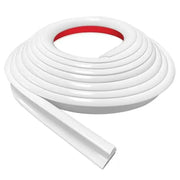 Camper Van Gutter Rain Guard – J Shape Drip Stop PVC Rain Gutter (5m) by Habicare