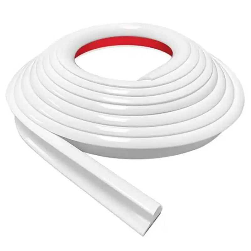 Camper Van Gutter Rain Guard – J Shape Drip Stop PVC Rain Gutter (5m) by Habicare