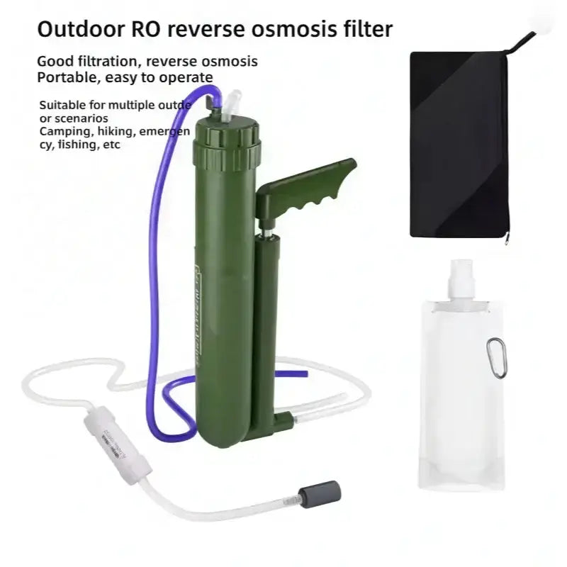 Portable Outdoor Water Purifier Filter Pump by Habicare