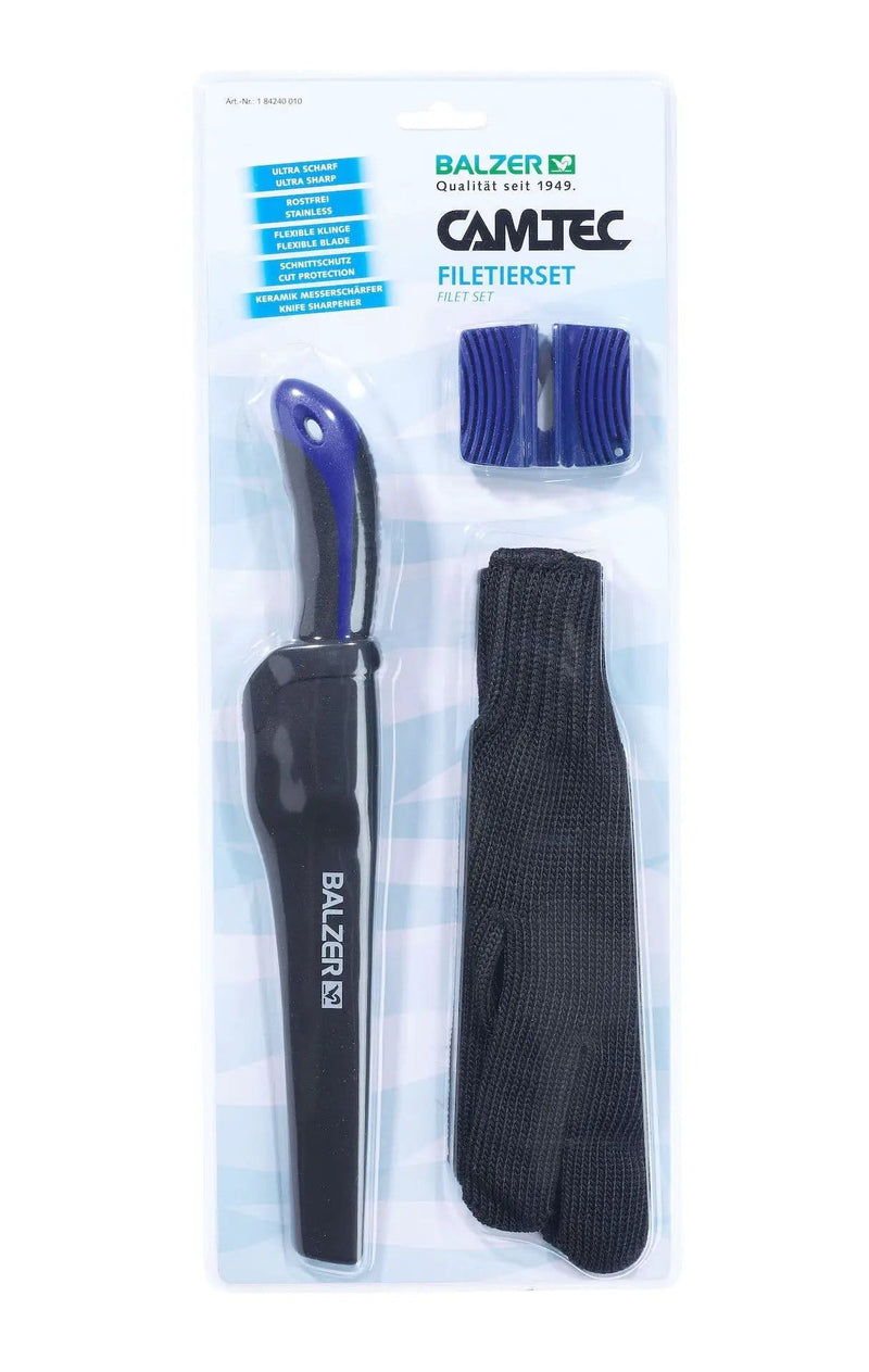 Balzer Fishing Accessories CamTec Filleting Set 3-Piece CamTec Filleting Set 3-Piece