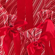 Waste Free Celebrations Fabric Gift Bags Candy Cane (Reusable Gift Bag Set) Candy Cane (Reusable Gift Bag Set)