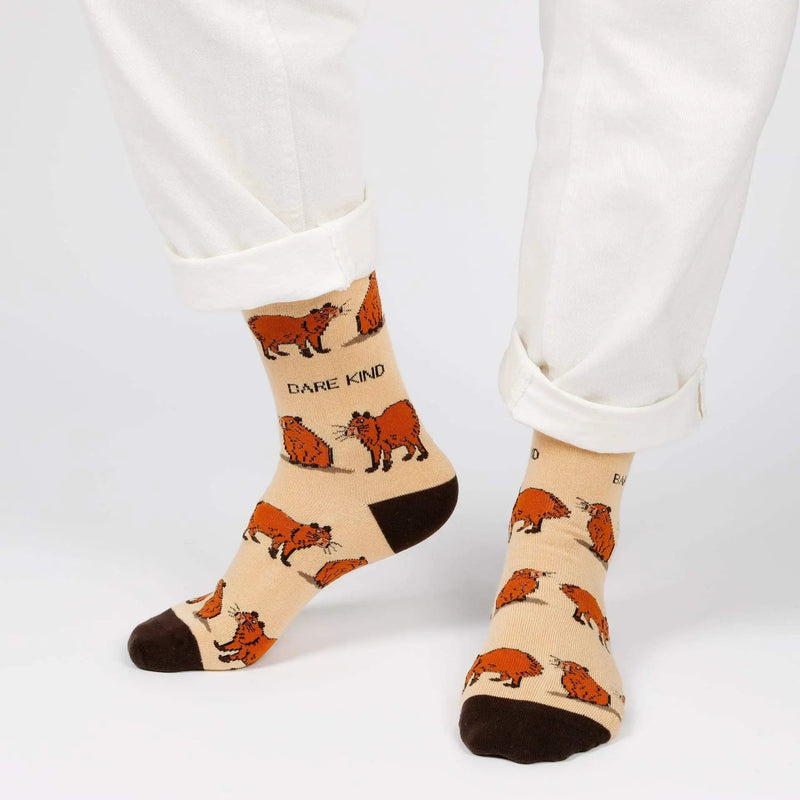 Save the Capybara Bamboo Socks by Barekind NZ