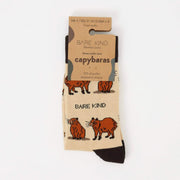Save the Capybara Bamboo Socks by Barekind NZ