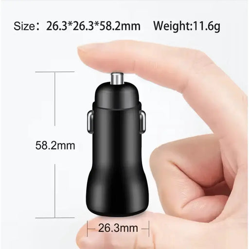 techplus Car Charger Type-C and USB Fast Charging Mobile Adapter TechPlus USB A USB C PD Car Charger Fast Charge