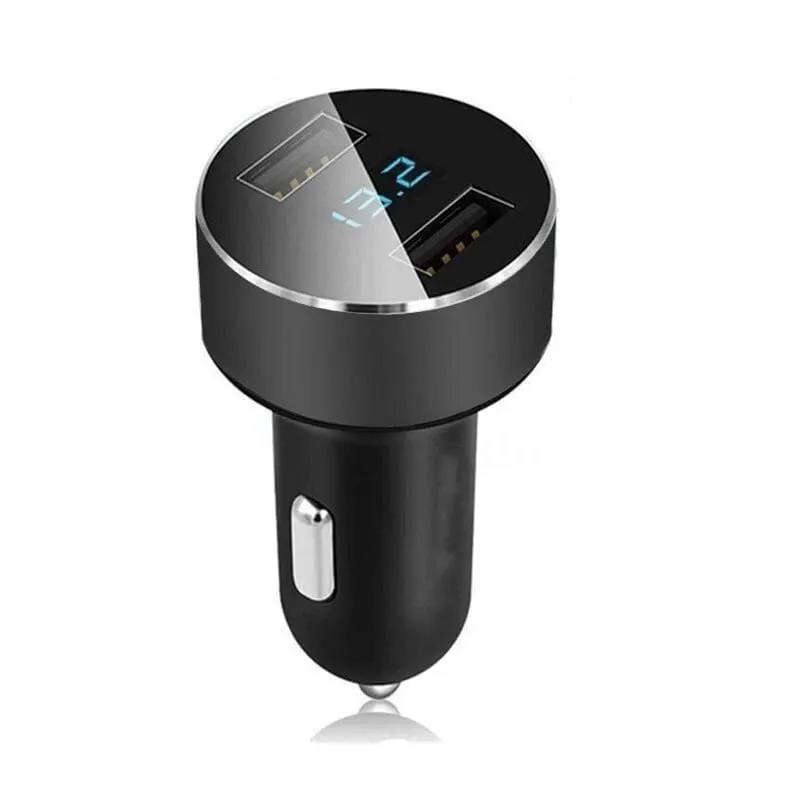 Car Charger with LED Voltmeter Display by 9eight5