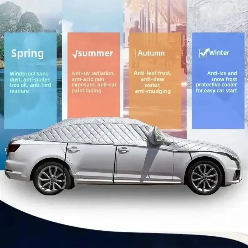 Car Cover Outdoor Waterproof All-Season Sunshade & Hail Protection (4 types available) by Habicare