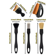 Car Detailing Brush Set (4–5PCS) by Habicare