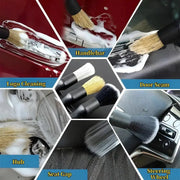 Car Detailing Brush Set (4–5PCS) by Habicare