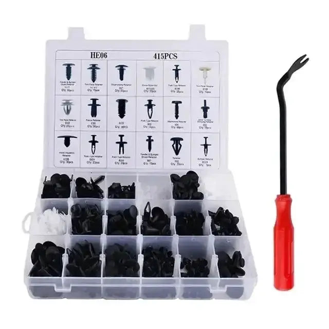 Car Fastener Clip Kit – Plastic Rivets & Retainer Pins (different types available) by Habicare