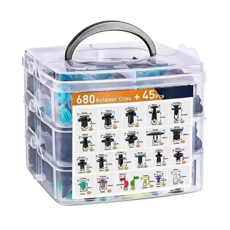 Car Fastener Clip Kit – Plastic Rivets & Retainer Pins (different types available) by Habicare