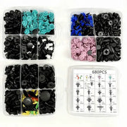 Car Fastener Clip Kit – Plastic Rivets & Retainer Pins (different types available) by Habicare