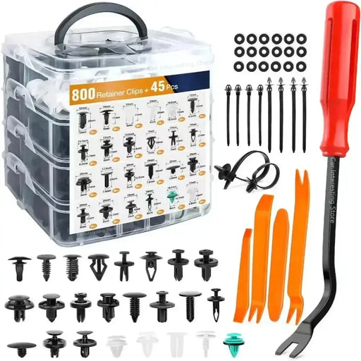Car Fastener Clip Kit – Plastic Rivets & Retainer Pins (different types available) by Habicare