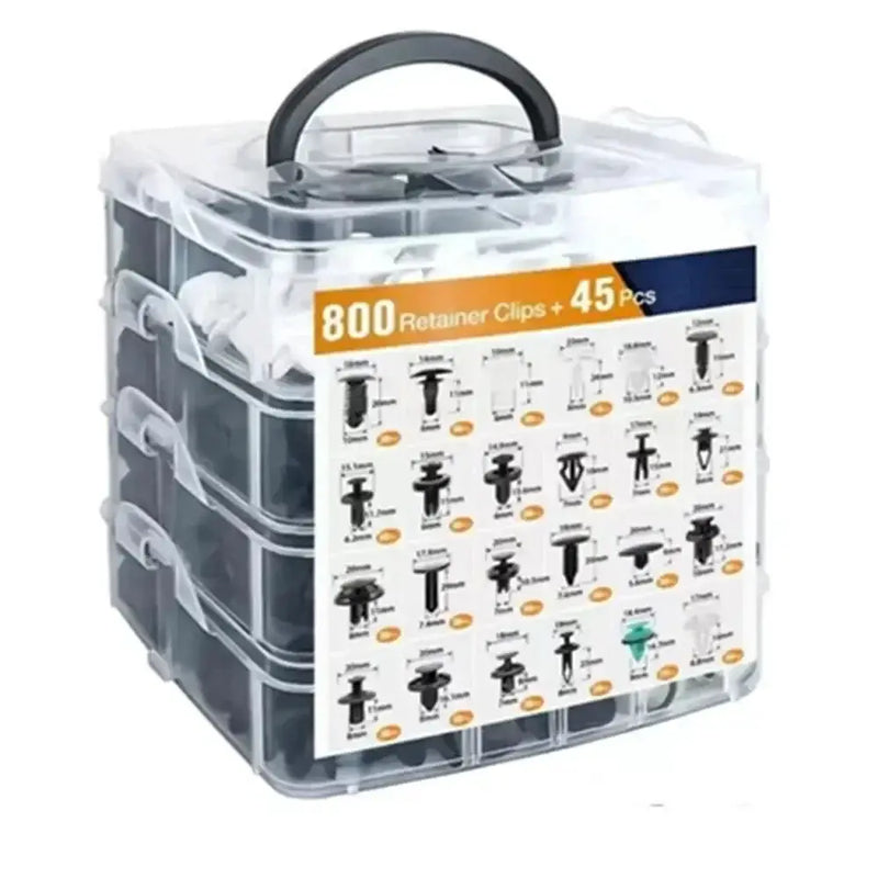 Car Fastener Clip Kit – Plastic Rivets & Retainer Pins (different types available) by Habicare