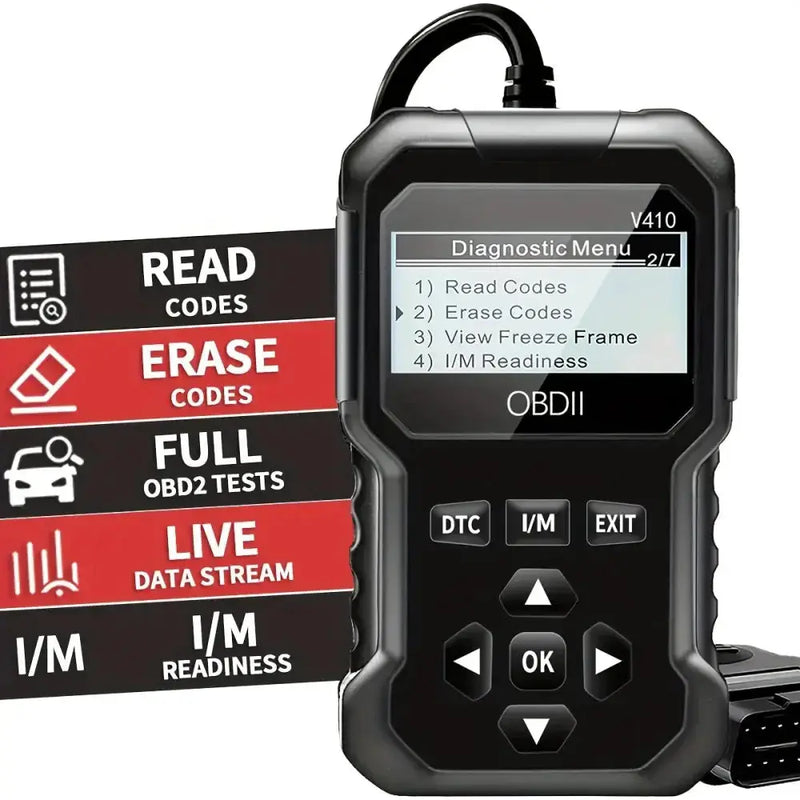 OBD2 Engine Fault Code Reader & Diagnostic Scanner for Cars by Habicare