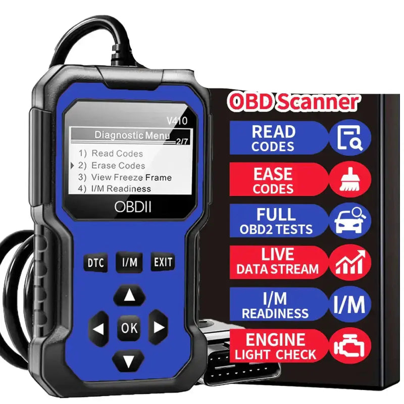 OBD2 Engine Fault Code Reader & Diagnostic Scanner for Cars by Habicare