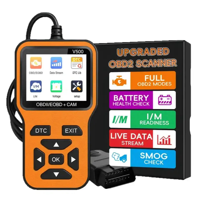 OBD2 Scanner, Voltage & Engine Fault Code Reader by Habicare