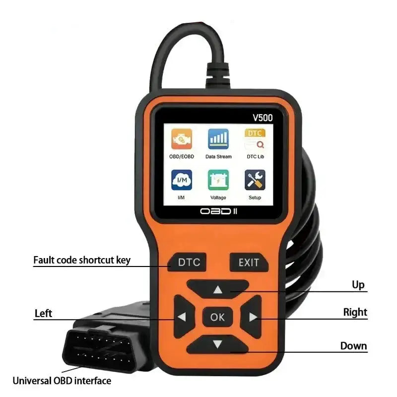 OBD2 Scanner, Voltage & Engine Fault Code Reader by Habicare