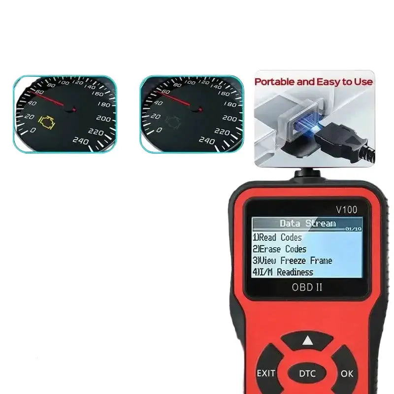 OBD2 Scanner, Voltage & Engine Fault Code Reader by Habicare