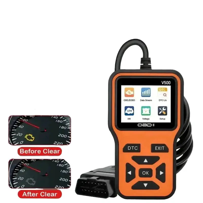 OBD2 Scanner, Voltage & Engine Fault Code Reader by Habicare