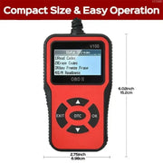 OBD2 Scanner, Voltage & Engine Fault Code Reader by Habicare