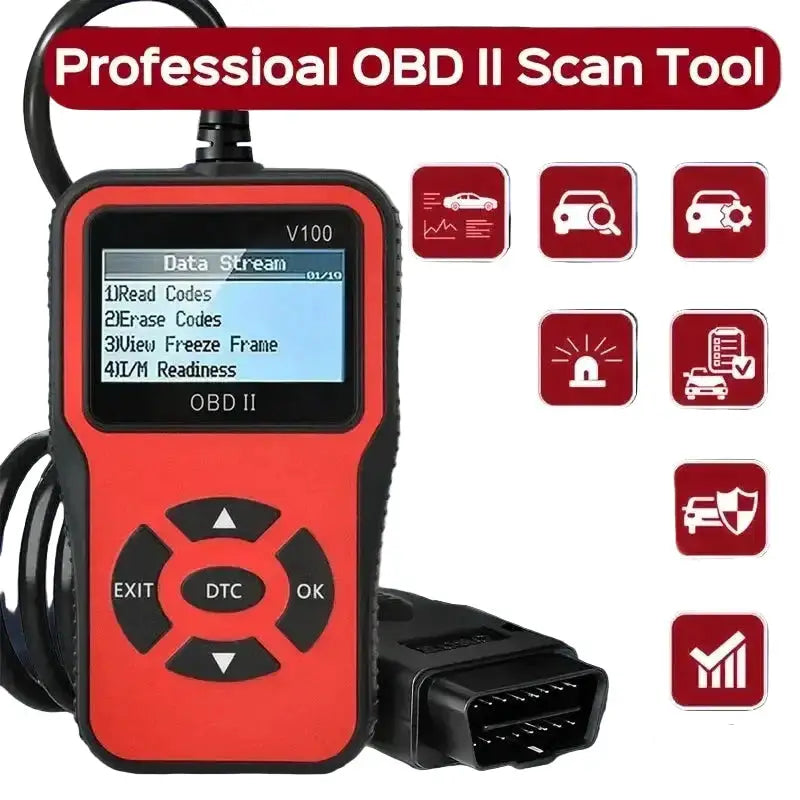OBD2 Scanner, Voltage & Engine Fault Code Reader by Habicare